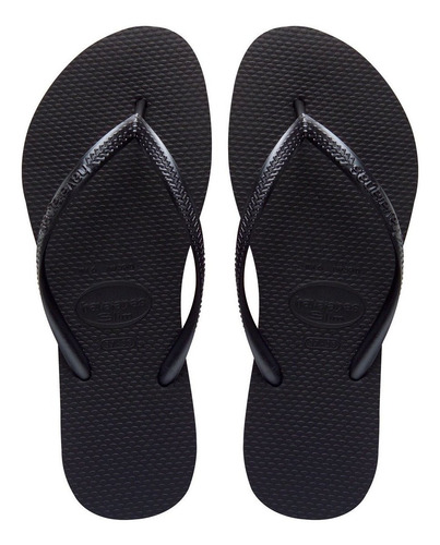 Sandália Havaianas Fem Slim Lisa Preto