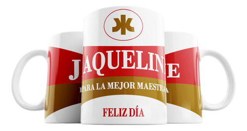 Taza Día Del Maestro Personalizable Libreta