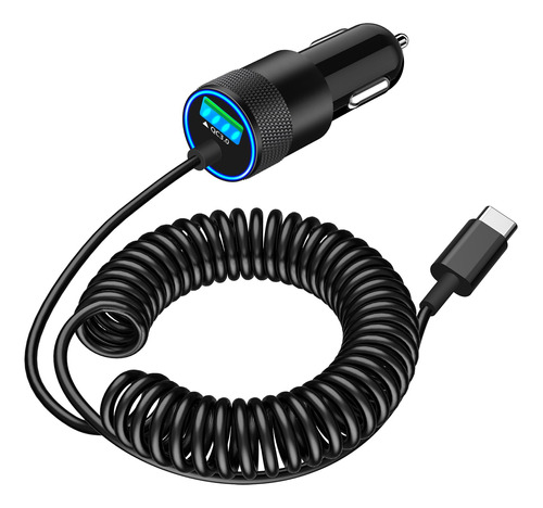 Cargador Coche iPhone 15 Braveridge 75w Usb-c Pd&qc3.0 +