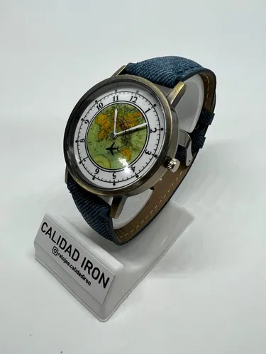 Reloj con avion de segundero hotsell