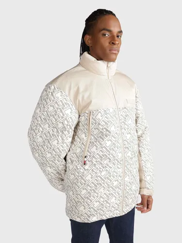 Chamarra acolchada blanca new arrivals
