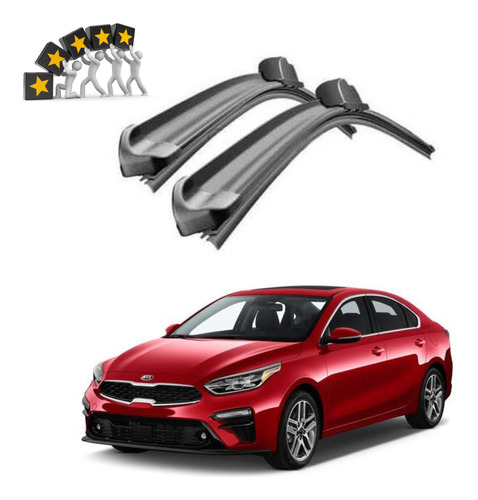 Plumas Limpiaparabrisas Flexibles Kia Forte 2019 2020 2021