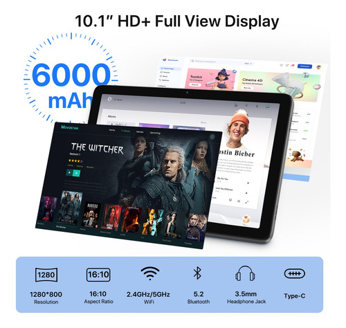 Tablet Umidigi G3 Tab Ultra De 10.1 Pulgadas Con Android 13,