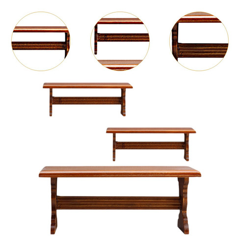 Mesa Y Silla En Miniatura Para Casa De Muñecas, Muebles