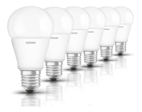 Pack X 12 Lampara Led Osram 12w = 90w Luz Fría E27 8 Años 13