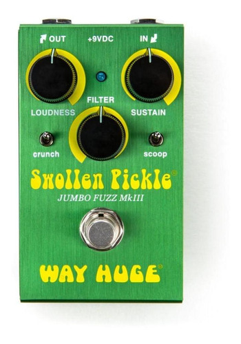 Pedal Way Huge Smalls Swollen Pickle Fuzz Dunlop - 13632 Cor Verde