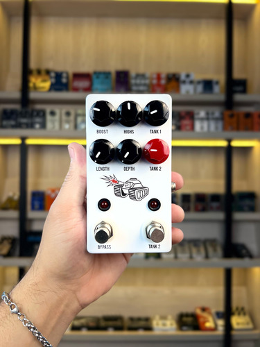 Pedal Jhs Spring Tank Reverb Branco (Usado)
