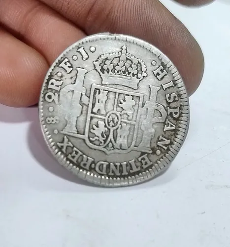 Moneda De Plata Ferdin Vii 1813 2 Reales (Usado)