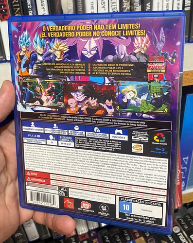 Dragonball Fighter Z Leg.português Ps4 Físico Original !! (Usado)
