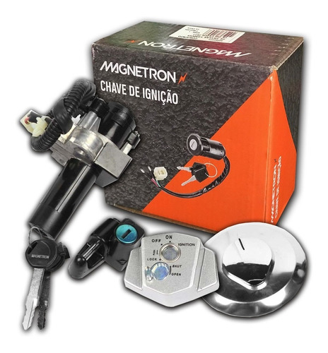 Kit Chave De Ignição Honda Xre300 + Tampa Magnetron