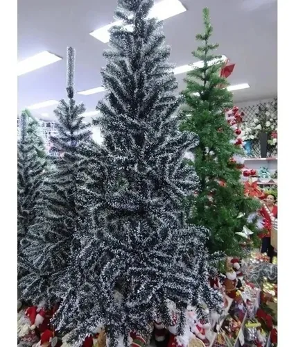 Árvore De Natal 2,10m Pinheiro Nevada Decoração Linha Luxo Árvore De Natal 2,10m Pinheiro Nevada Decoração Linha Luxo