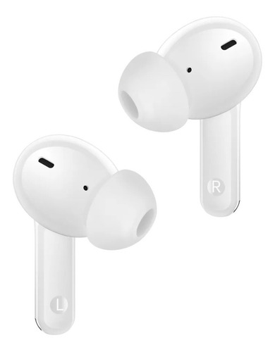 Fone de ouvido in-ear gamer sem fio Realme TechLife Buds T100 pop white