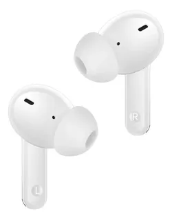 Auriculares in-ear gamer inalámbricos Realme TechLife Buds T100 pop white