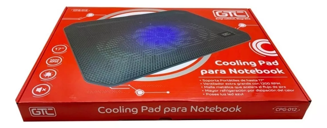 Segunda imagen para búsqueda de base para notebook cooling pad gtc