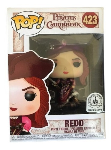 Funko Pop Redd - Pirates Of The Caribbean #423 Caja 10/10