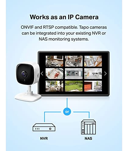 Cámara De Seguridad 2k P/ Monitor De Bebé Con Alexa & Google