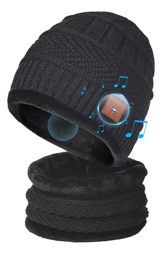 Funda Para Cuello Con Altavoz Bluetooth Inalámbrico Y Gorra2