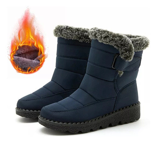 Botas De Nieve Impermeables Para Mujer - Entrega Inmediata