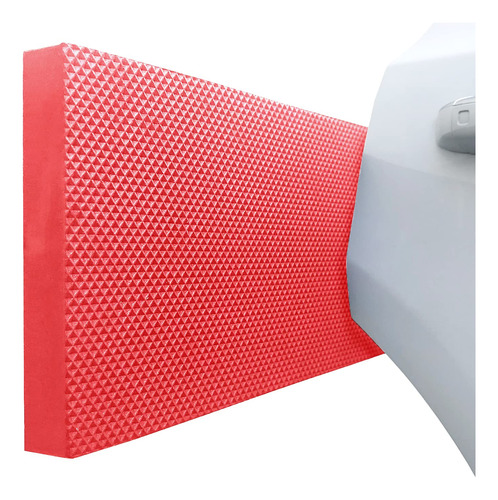 Protector De Pared Para Puerta De Coche  Rojo X 4u.