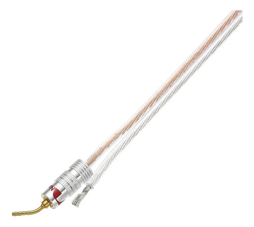 1 Par 14 Awg Ofc Rca Macho A 2 Pines Tipo Enchufe Cable...