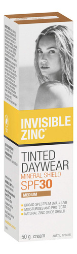 Invisible Ropa De Dia Tintada Con Zinc (mediano) Spf 30+ Uva