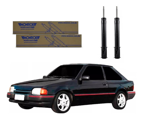 Par Amortecedor Traseiro Ford Escort Ghia 1988