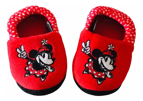 Pantufla Disney Minnie Mouse Para Niñas