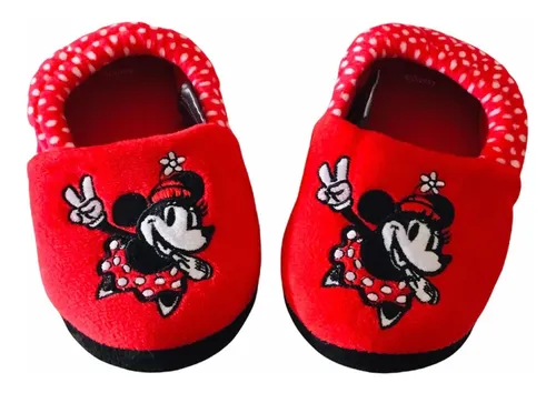 Pantufla Disney Minnie Mouse Para Niñas