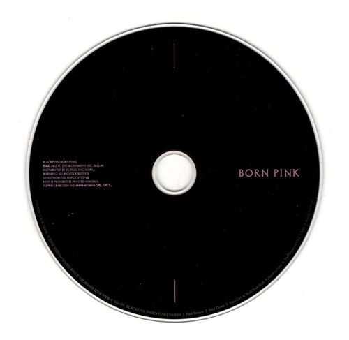 Blackpink Born Pink Kpop Delux Original Package Photobook Cd