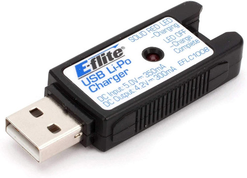 Cargador Usb Li-po E-flite 1s 300ma