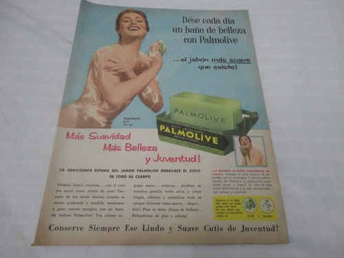 Clipping Publicidad Color  Jabon Palmolive