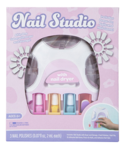 Nail Studio Kit Para Niñas Estudio De Pintura De Uñas