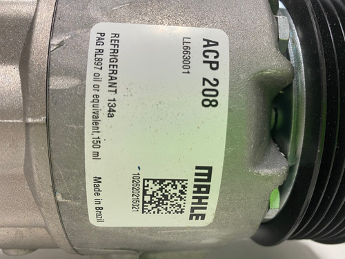 Imagem 5 de 5 de Compressor Ar Gol Parati G3 / G4 Mahle