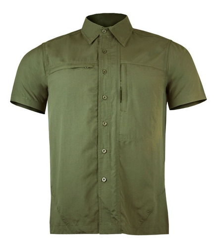 Camisa Manga Corta Outdoor Trekking Hombre