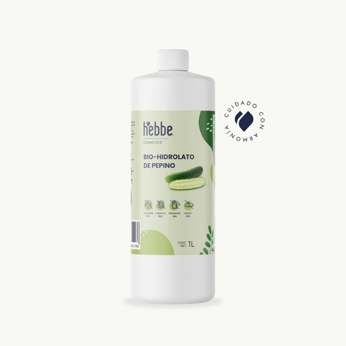 Imagen 9 de 9 de Tónico Facial Agua De Pepino 100% Natural 1 L