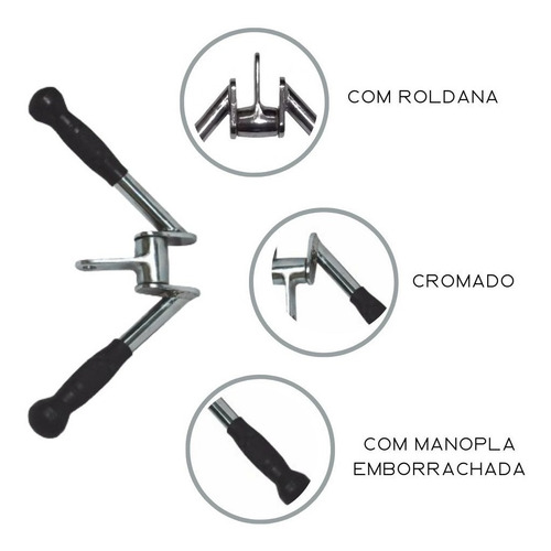 Puxador W Maciço Alça De Borracha Ahead Sports