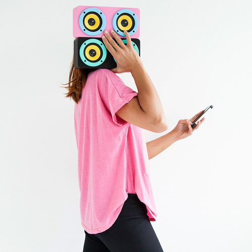Parlante Bluetooth + Mia Buo Color Gato Amplificador Nfc