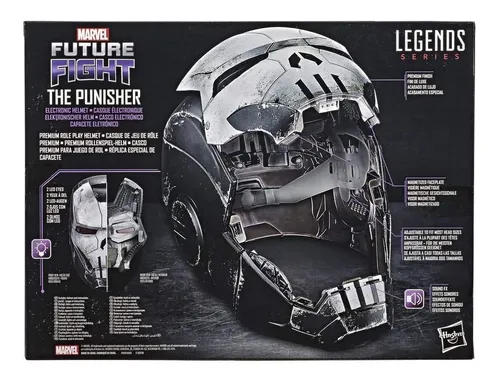 Casco Iron Man Punisher Legends Future Fight Silver Mark Ii