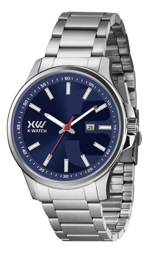 Relógio Masculino X-watch Analógico Prateado Xmss1054 D1sx