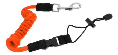 2 Ajustable Kayak Rod Leash Fishing Pole Paddle Naranja