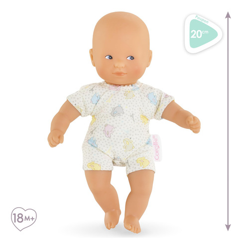 Boneca Corolle Mini Calin Bunnies Pequena De 20 Cm Com Roupa