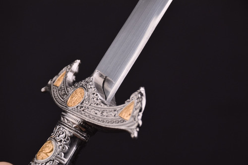 Imagen 6 de 9 de Espada Cuchillo Daga Mini Templaria Cruzadas Abre Cartas