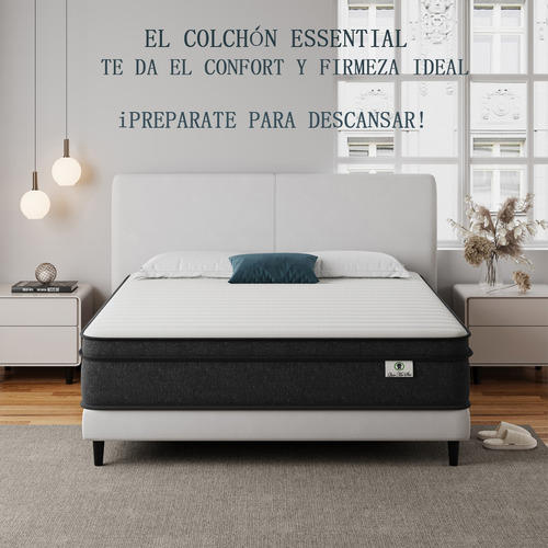 Colchón Individual Memory Foam En Caja 100 X 190 X 25 Cm