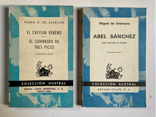 2 Colección Austral: Pedro De Alarcón / Miguel De Unamuno E1