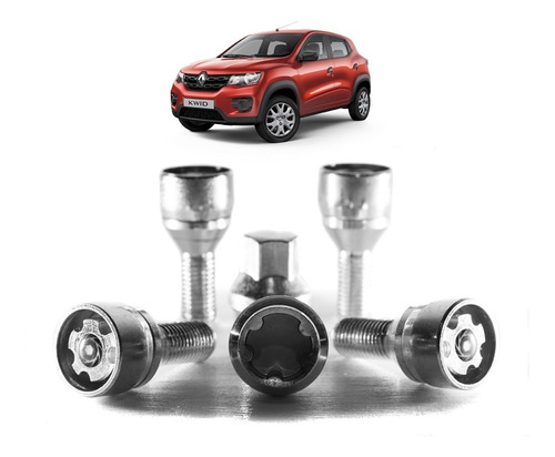 Tuercas Bulones De Seguridad Antirrobo P/ Renault Kwid