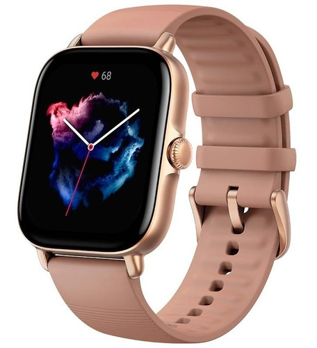 Imagen 3 de 6 de Smartwatch Reloj Amazfit Gts 3 Terra Rosa Gps 1,75 + Cuota