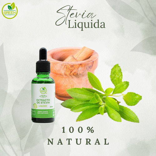 Endulzante Stevia Líquida Natural Concentrado /no Amargo