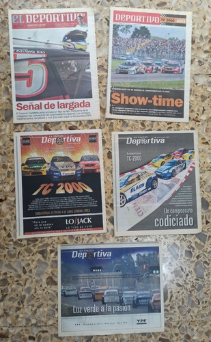 5 Guias De Apertura Temporada Turismo Carretera Y Tc 2000 