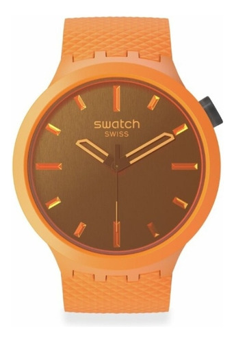 Reloj Swatch Sb05o102 Crushing Orange 