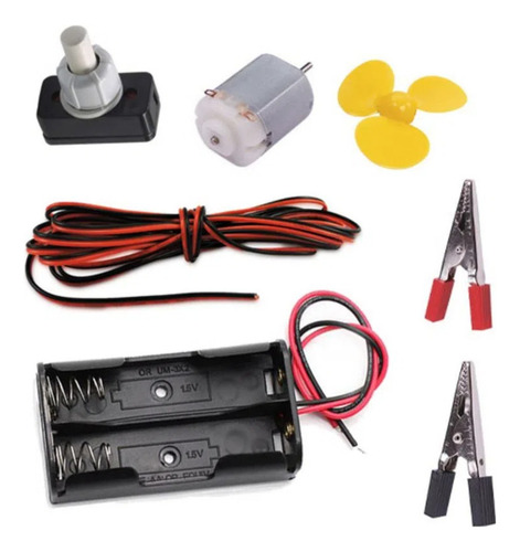 Kit Electronico 10 Pzas Helice Y Pila Nilsa